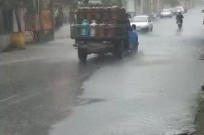 بارش شدید باران در تالش و آبگرفتگی معابر